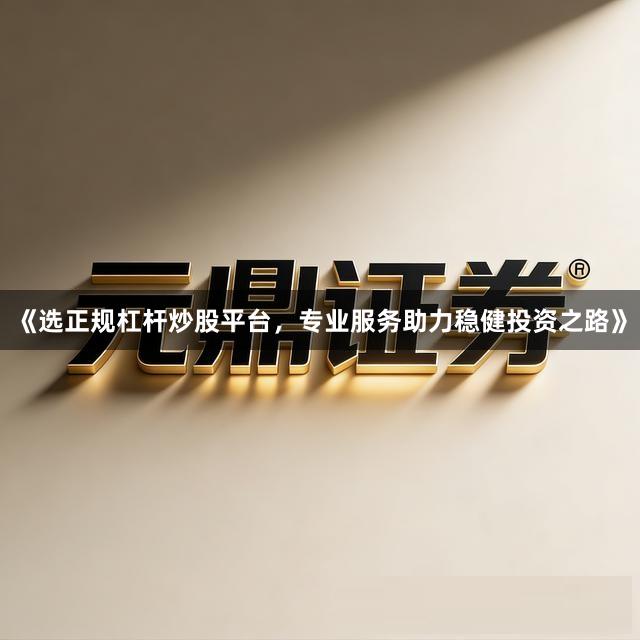 《选正规杠杆炒股平台，专业服务助力稳健投资之路》