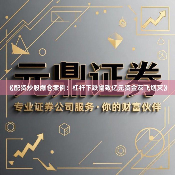 《配资炒股爆仓案例：杠杆下跌幅致亿元资金灰飞烟灭》
