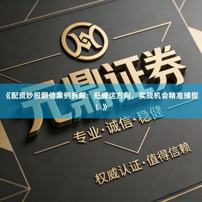 《配资炒股翻倍案例拆解：把握这方向，实战机会精准捕捉！》