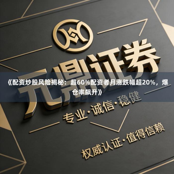 《配资炒股风险揭秘：超60%配资者月涨跌幅超20%，爆仓率飙升》