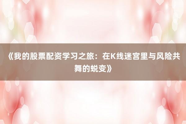 《我的股票配资学习之旅：在K线迷宫里与风险共舞的蜕变》