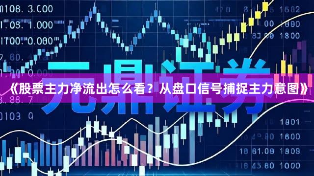 《股票主力净流出怎么看？从盘口信号捕捉主力意图》
