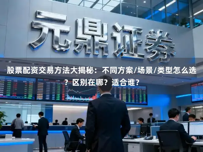 股票配资交易方法大揭秘：不同方案/场景/类型怎么选？区别在哪？适合谁？