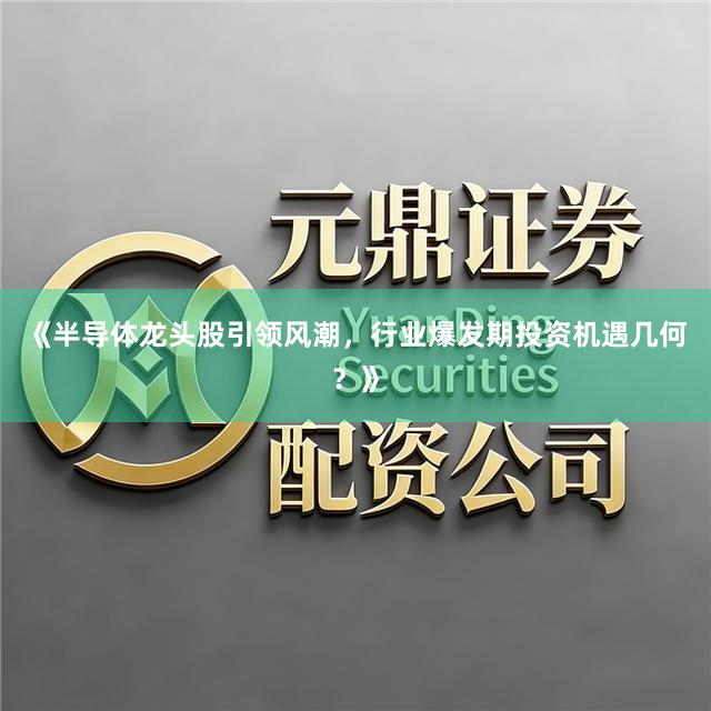 《半导体龙头股引领风潮，行业爆发期投资机遇几何？》